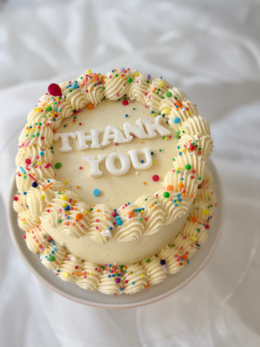 Thankyou Bento Cake